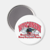Wisconsin Whitewater Magnet (Vorderseite/Rückseite)