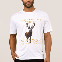 Wisconsin Wildtier im Gebiet Der weiße Schwanz T-Shirt