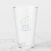 Wisconsin Winter - Kalt genug für dich? Glas (Rückseite)