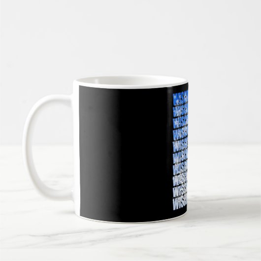 Wisconsin Winter - Schneeflocken fallen Kaffeetasse (Links)