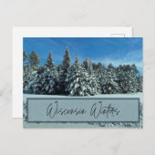 Wisconsin Winters Postkarte (Vorne/Hinten)