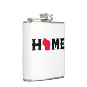 Wisconsin Zuhause Flachmann (Rechts)