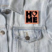 Wisconsin Zuhause Heart Staat Button Abzeichen But (Beispiel)