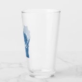 Wisconsin Zuhause Holzmaserung Glas (Links)