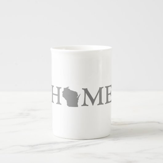 Wisconsin Zuhause Staat Porzellantasse (Vorderseite)