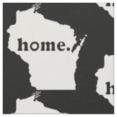 Wisconsin Zuhause T - Shirt Stoff (Nahaufnahme)