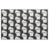 Wisconsin Zuhause T - Shirt Stoff (Fat Quarter (45,7 x 55,9 cm))