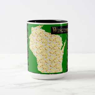 WISCONSIN ZWEIFARBIGE TASSE