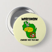 Wisconsinantitee-Party Button (Vorne & Hinten)