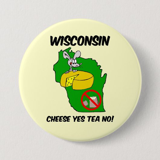 Wisconsinantitee-Party Button (Vorderseite)