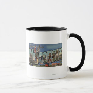 WisconsinGroße BuchstabenszenenWisconsin Tasse