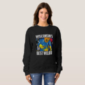 Wisconsin's Best Welder Ironworker Ironsmith Weldi Sweatshirt (Vorne ganz)