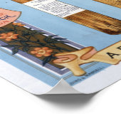 Wisden Cricket Bats, 1895 Poster (Ecke)