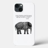 Wisdom Buddha Elephant Phone Case (Rückseite)