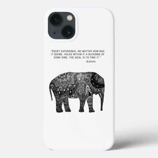 Wisdom Buddha Elephant Phone Case (Rückseite)