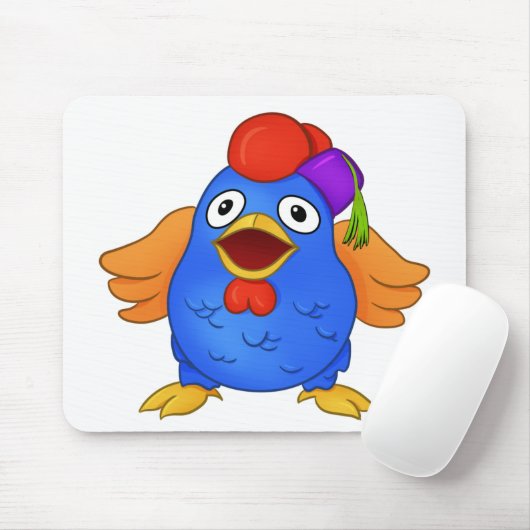 Wisdom Chicken Logo Mousepad (Mit Mouse)