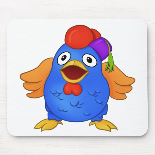 Wisdom Chicken Logo Mousepad (Vorne)
