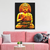 WISDOM. Glaube nicht alles, was du denkst Leinwanddruck (Insitu (Wohnzimmer))