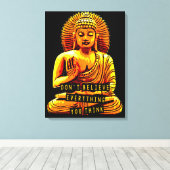 WISDOM. Glaube nicht alles, was du denkst Leinwanddruck (Insitu (Holzboden))