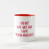 WISDOM HIGHLIGHTS KEINE GRAUHAARKAFFEE-TASSE ZWEIFARBIGE TASSE (Mittel)