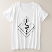Wisdom Intelligence Sunshine Snake T - Shirt (Design vorne)