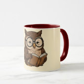 Wisdom Never Sleeps | Inspirierender Kaffee Tasse (VorderseiteRechts)