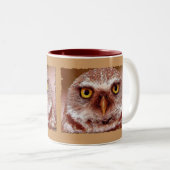 WISDOM OWL ZWEIFARBIGE TASSE (VorderseiteRechts)