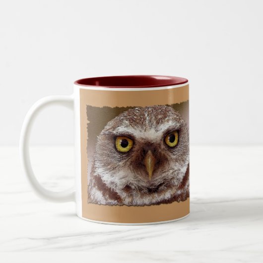 WISDOM OWL ZWEIFARBIGE TASSE (Links)