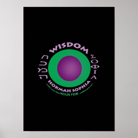 Wisdom Poster (Vorne)