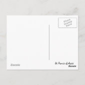 Wisdom Quotes - St. Francis of Assisi Postcards Postkarte (Rückseite)