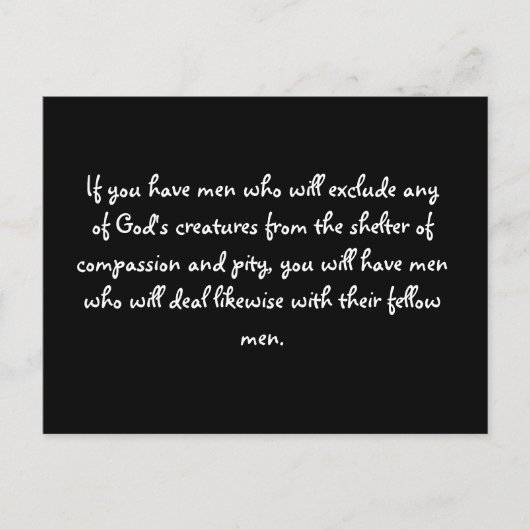 Wisdom Quotes - St. Francis of Assisi Postcards Postkarte (Vorderseite)