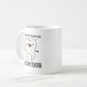 Wisdom Tooth Funny Dental Wise Tooth Puff Kaffeetasse (Vorderseite Links)