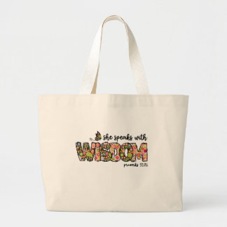 Wisdom totebag jumbo stoffbeutel