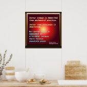 WISDOM-Zitate aus Bhagavad Gita Poster (Küche)