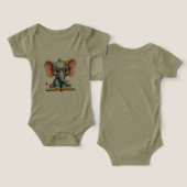 Wise Baby Elephant (Design Vorderseite & Rückseite)