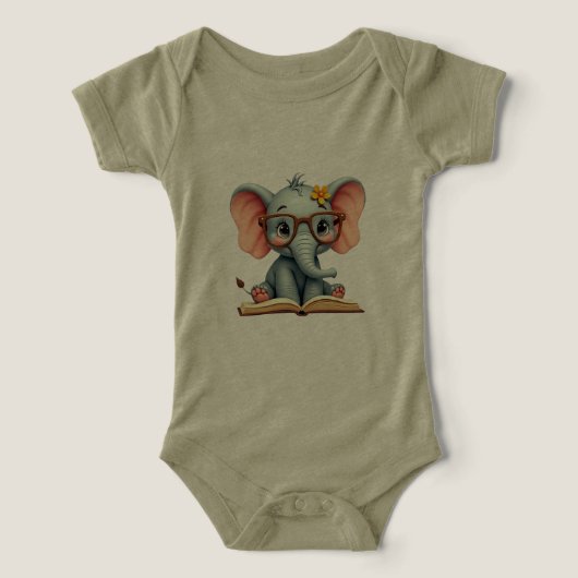 Wise Baby Elephant (Design Vorderseite)