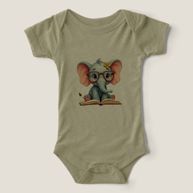 Wise Baby Elephant (Design Vorderseite)