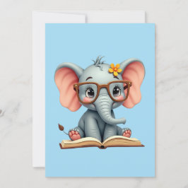 Wise Baby Elephant Einladung