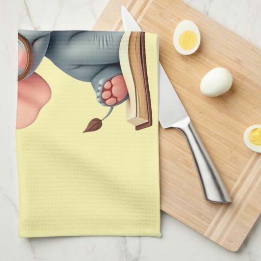 Wise Baby Elephant Geschirrtuch (Viertel Falte)