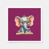 Wise Baby Elephant Serviette (Vorderseite)