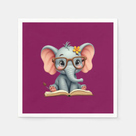 Wise Baby Elephant Serviette
