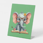 Wise Baby Elephant Sockelschild (Vorderseite)
