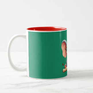 Wise Baby Elephant Zweifarbige Tasse