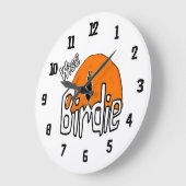 Wise birdie large clock große wanduhr (Winkel)