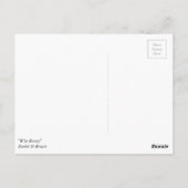 Wise Bunny Postkarte (Rückseite)