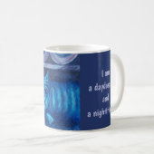 Wise Cat/Daydreamer&Nightthinker/Geschenk für CatL Kaffeetasse (VorderseiteRechts)