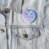 Wise Cherokee Proverb mit AquarellFedern Button (Beispiel)