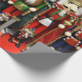 Wise Crackers Nutcracker Soldiers Weihnachten Geschenkpapier (Ecke)