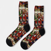 Wise Crackers Nutcracker Weihnachten Socken (Linkes Detail)