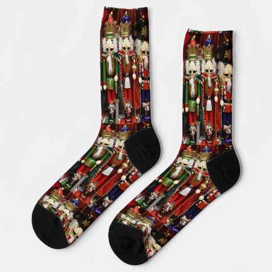 Wise Crackers Nutcracker Weihnachten Socken (Linkes Detail)